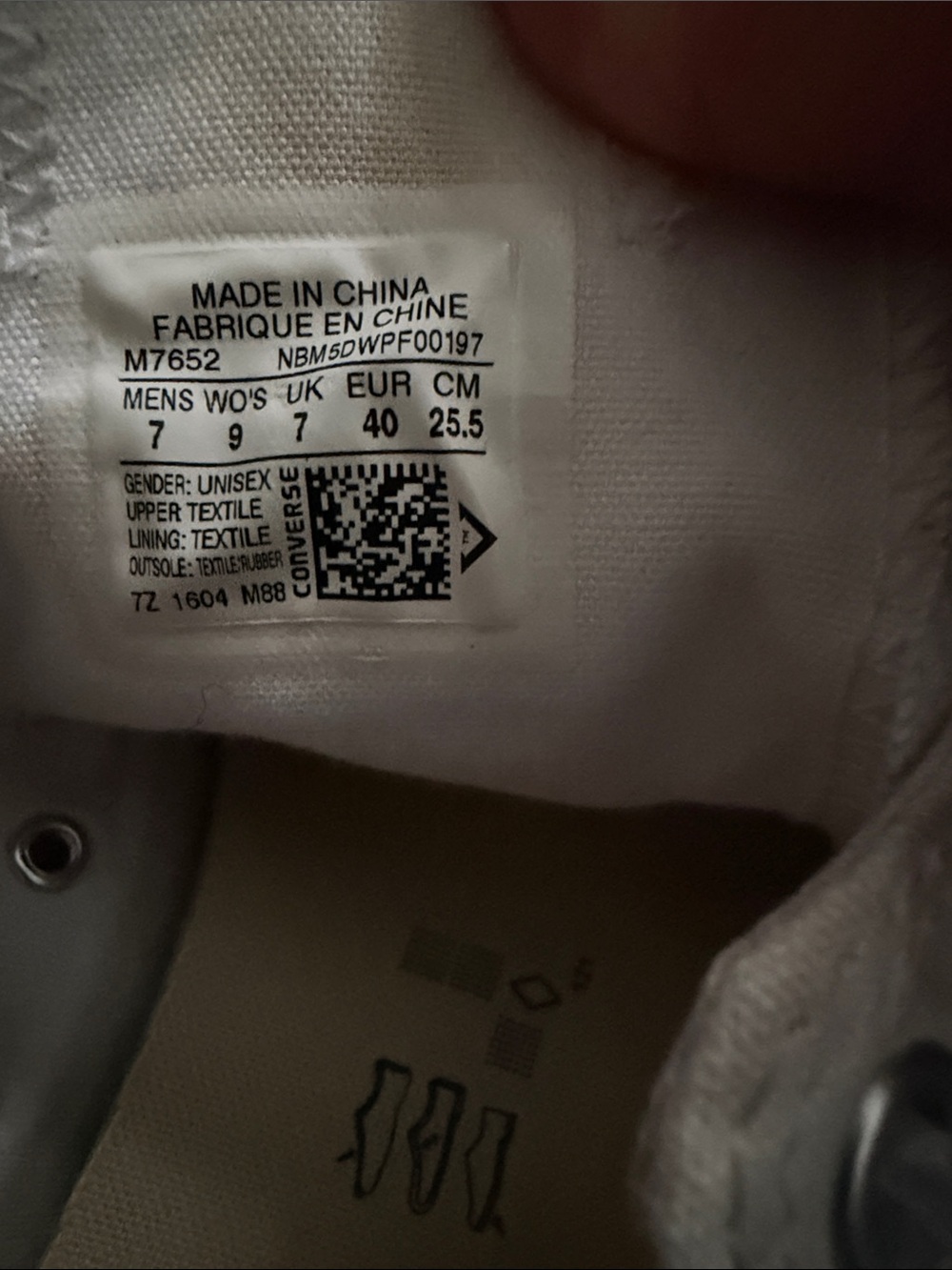 Converse All Star Cream White Low-Top Adult Sneakers - Picture 2 of 4